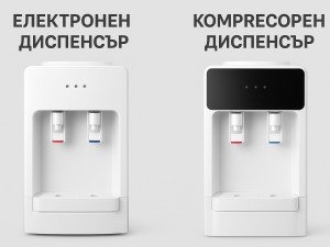 Разлики между електронни и компресорни диспенсъри за вода