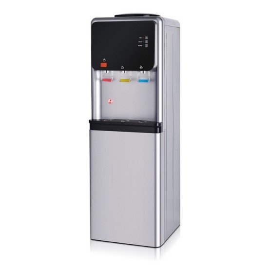 Диспенсър за вода електронно охлаждане W-40 Сиво и Черно